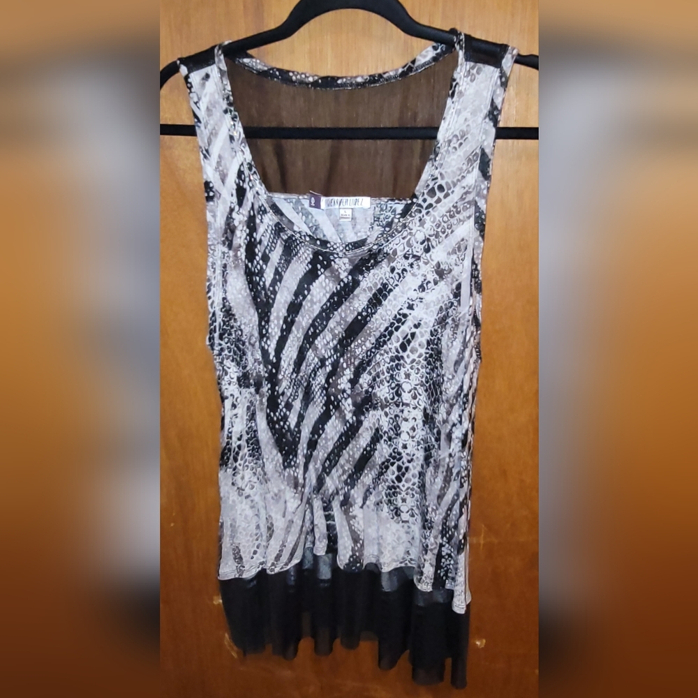 Jennifer Lopez Zebra Tank